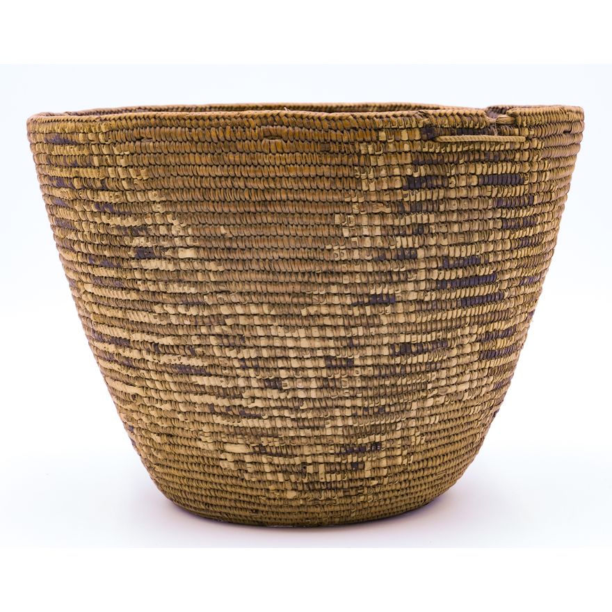 Antique Salish Indian Hard Basket