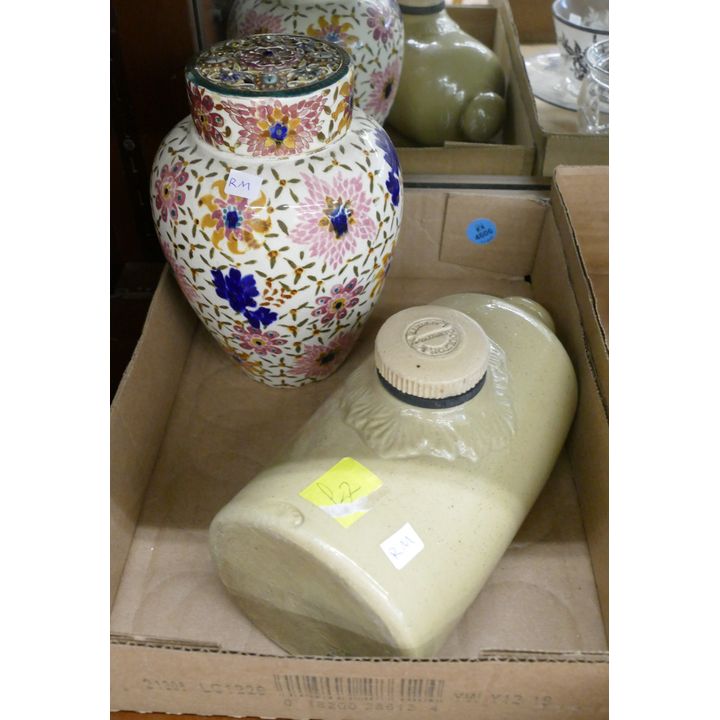 Box Antique Stoneware Foot Warmer