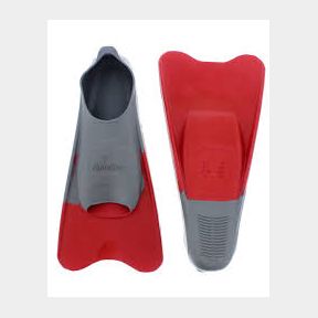Aqualine Swim Fins Grey/Red Size: 7-8 Bar 6009524403551- 51748/20821 AS B3 (S3)