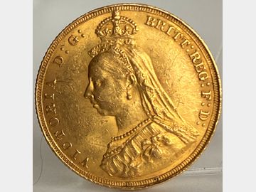 1887 VICTORIA JUBILEE HEAD GOLD SOVEREIGN