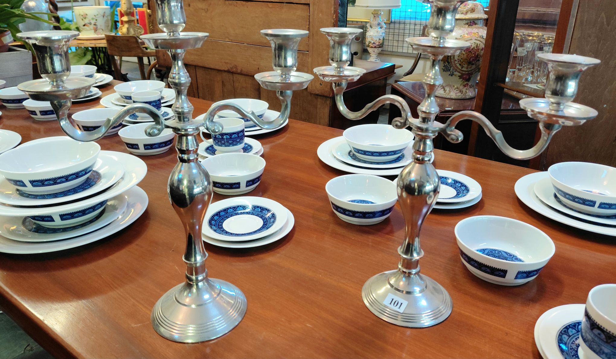 101 · PAIR OF CANDELABRA