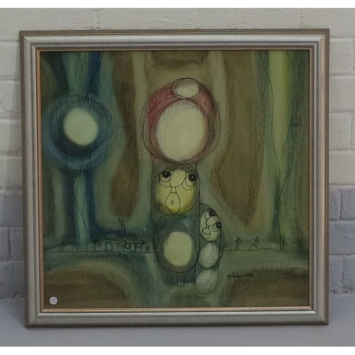 HARGREAVES NTUKWANA - MIXED MEDIA ON PAPER