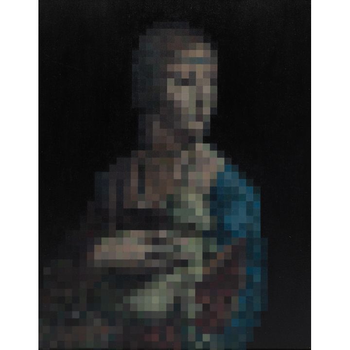 Szymon Ziarek | Pixele udające portret / Mnóstwo nieprzypadkowych kwadracików