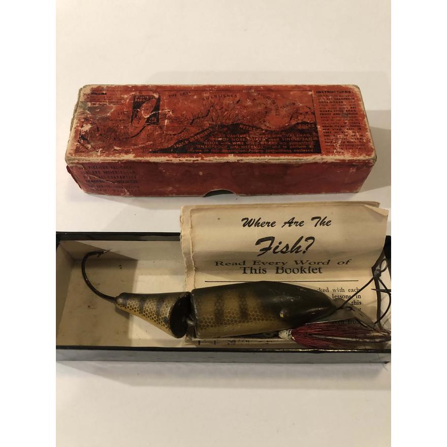 1930's VINTAGE VAL LURE W/BOX AND PAPERS