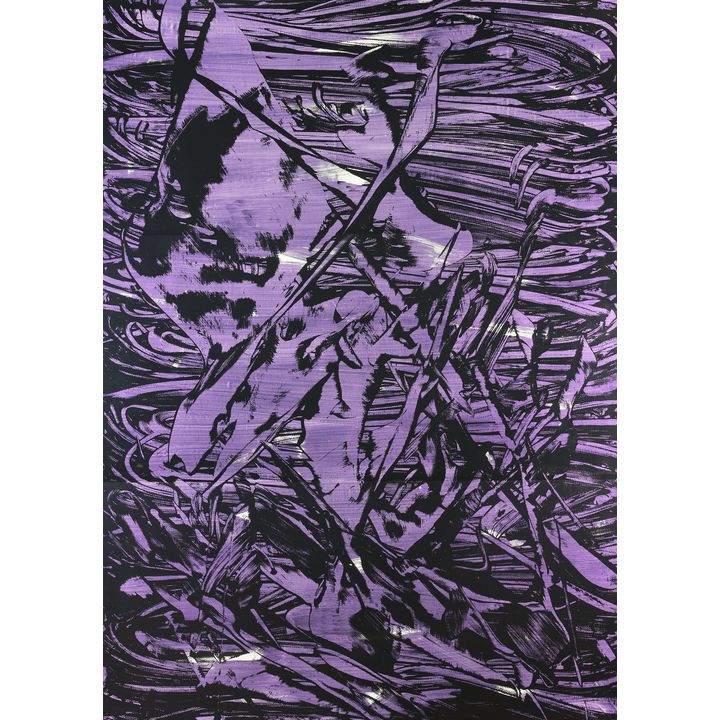 Judy Millar 'Raft (Purple)'