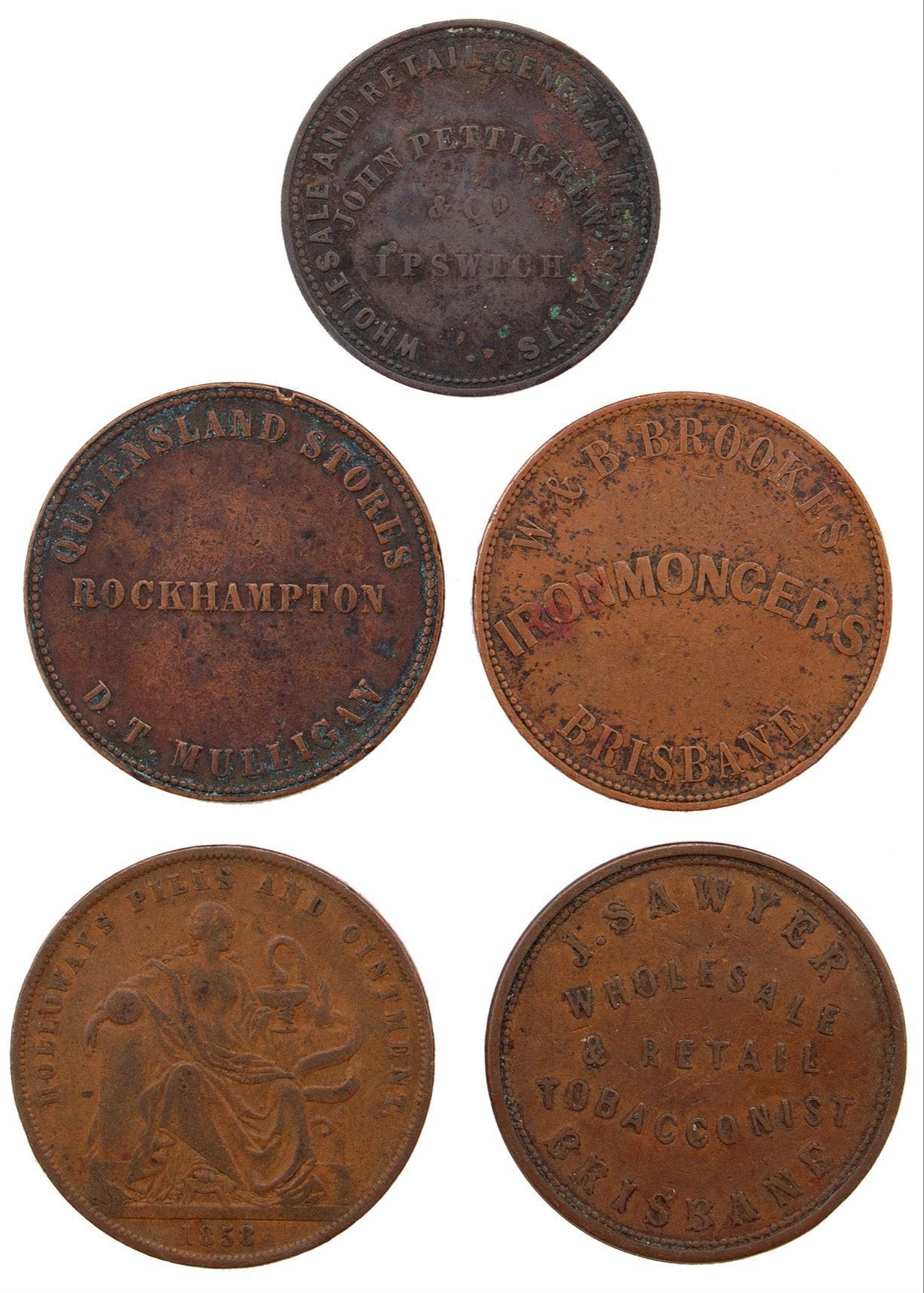 Accumulation, Queensland, Penny, 1863 - 1864, G - F