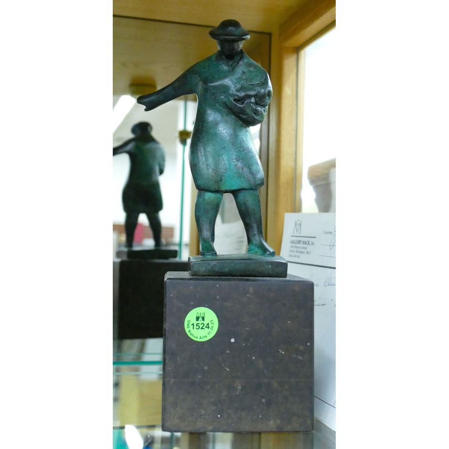 Jeff Day ''Woman in the Wind'' Bronze Sculpture 10''