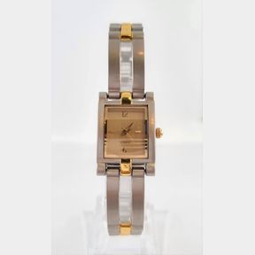 LADIES QUARTZ WATCH - SILVER AND GOLD FINISH - 19MM CASE - 51633/286