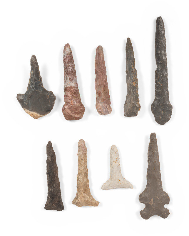 A Group of Flint Drills