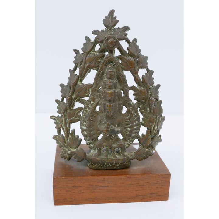Indian 18th Cent. Bronze Avalokiteshvara Small Shrine