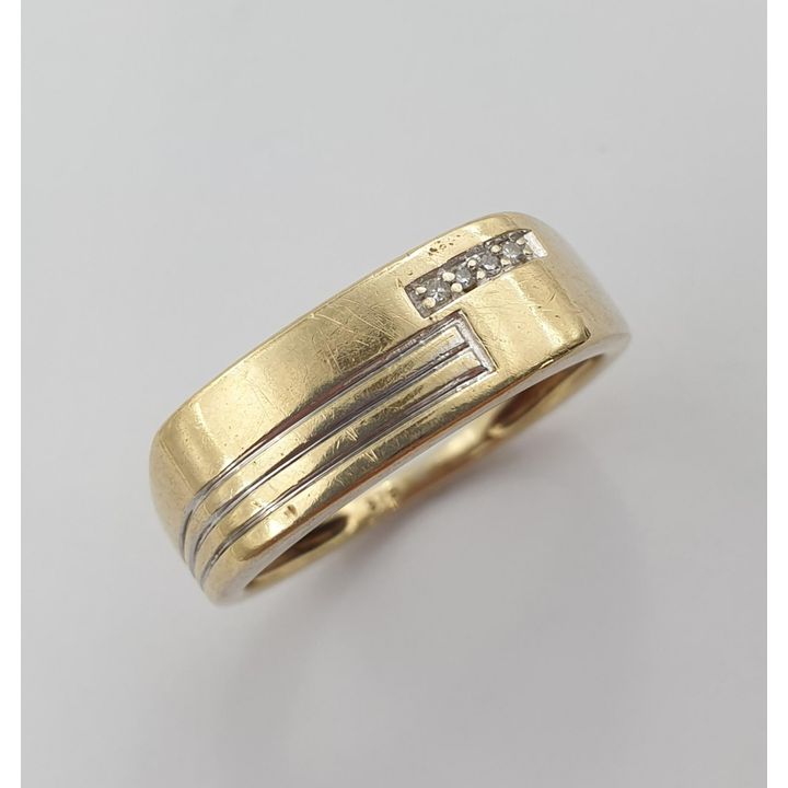 9ct Y/G Gent's Ring