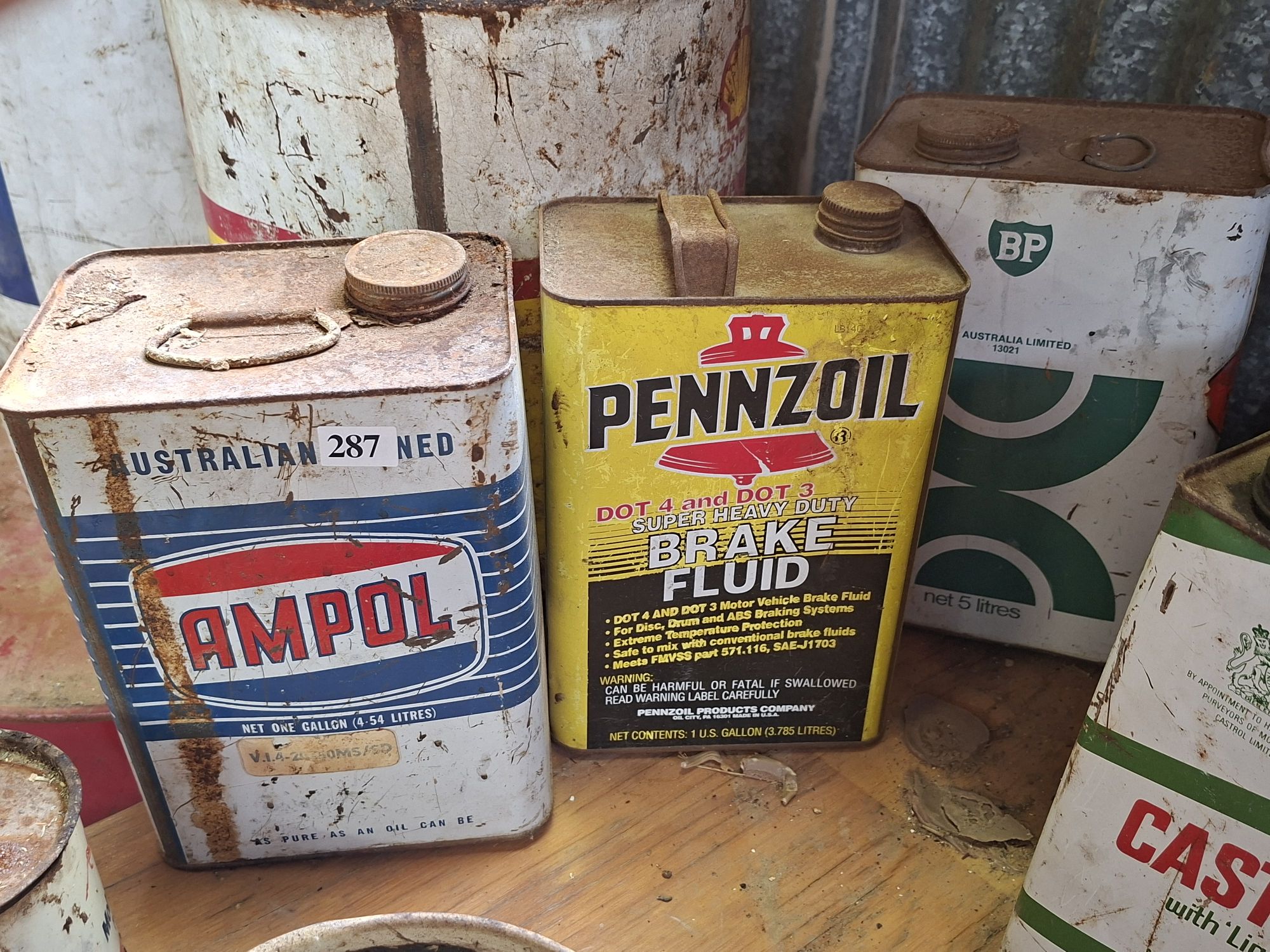 3 Oil Cans