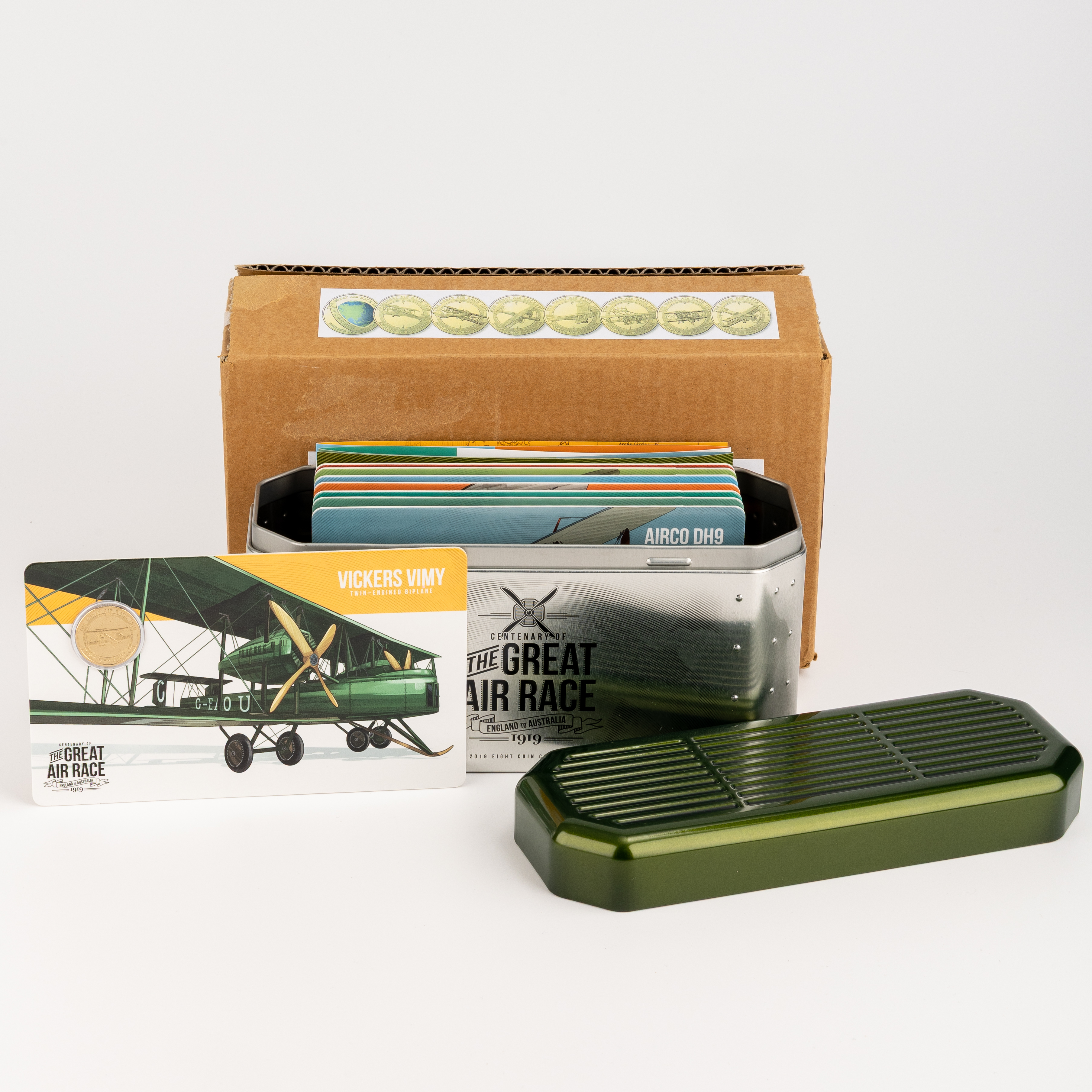 Elizabeth II, The Great Air Race Set, One Dollar, 2019, UNC