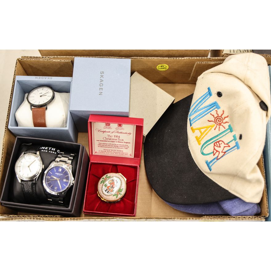 Box Skagen Wristwatch etc.