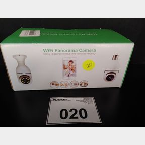 360 Degree Wi-Fi IP Light Bulb Surveillance Camera - Real time remote viewing