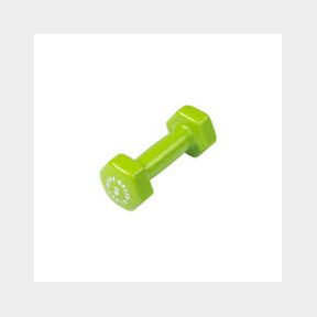Medalist Rubber Coated Hex Dumbbell 1 kg Unisex Green |