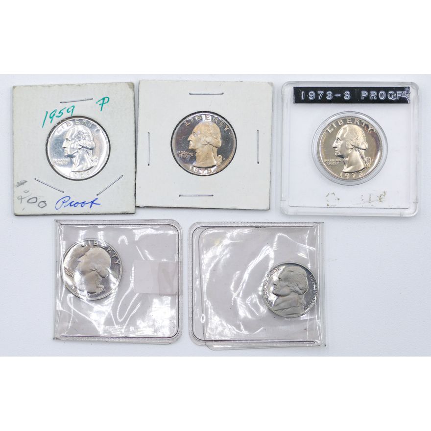 Box US Proof Quarters etc.