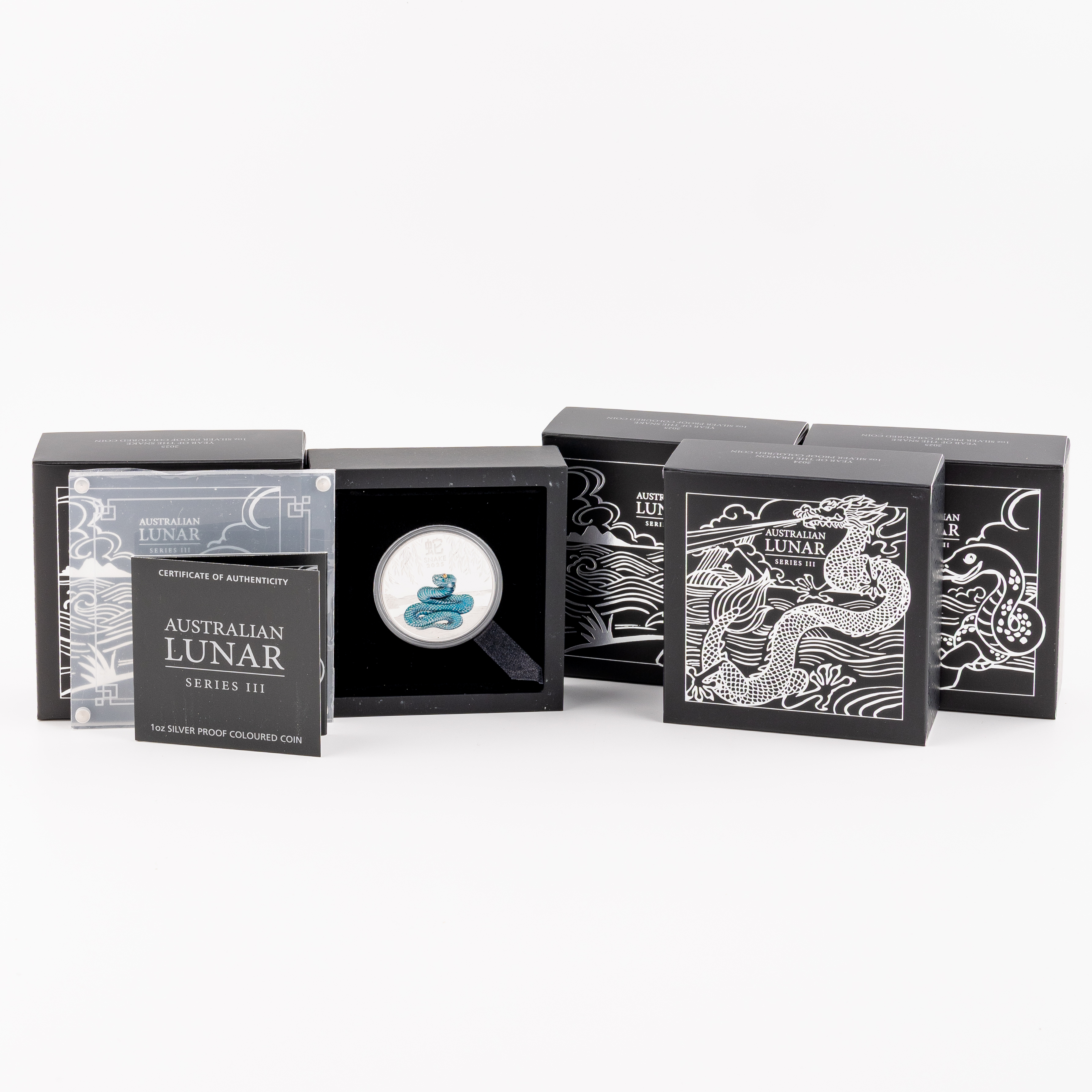227 · Charles III, Perth Mint - Lunar Series III, Year of the Snake, One Dollar, 2025,  FDC