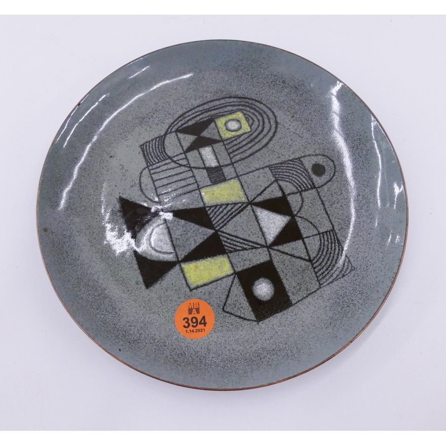 MCM Ella Marie & Jackson Woolley Enameled Dish- 7''