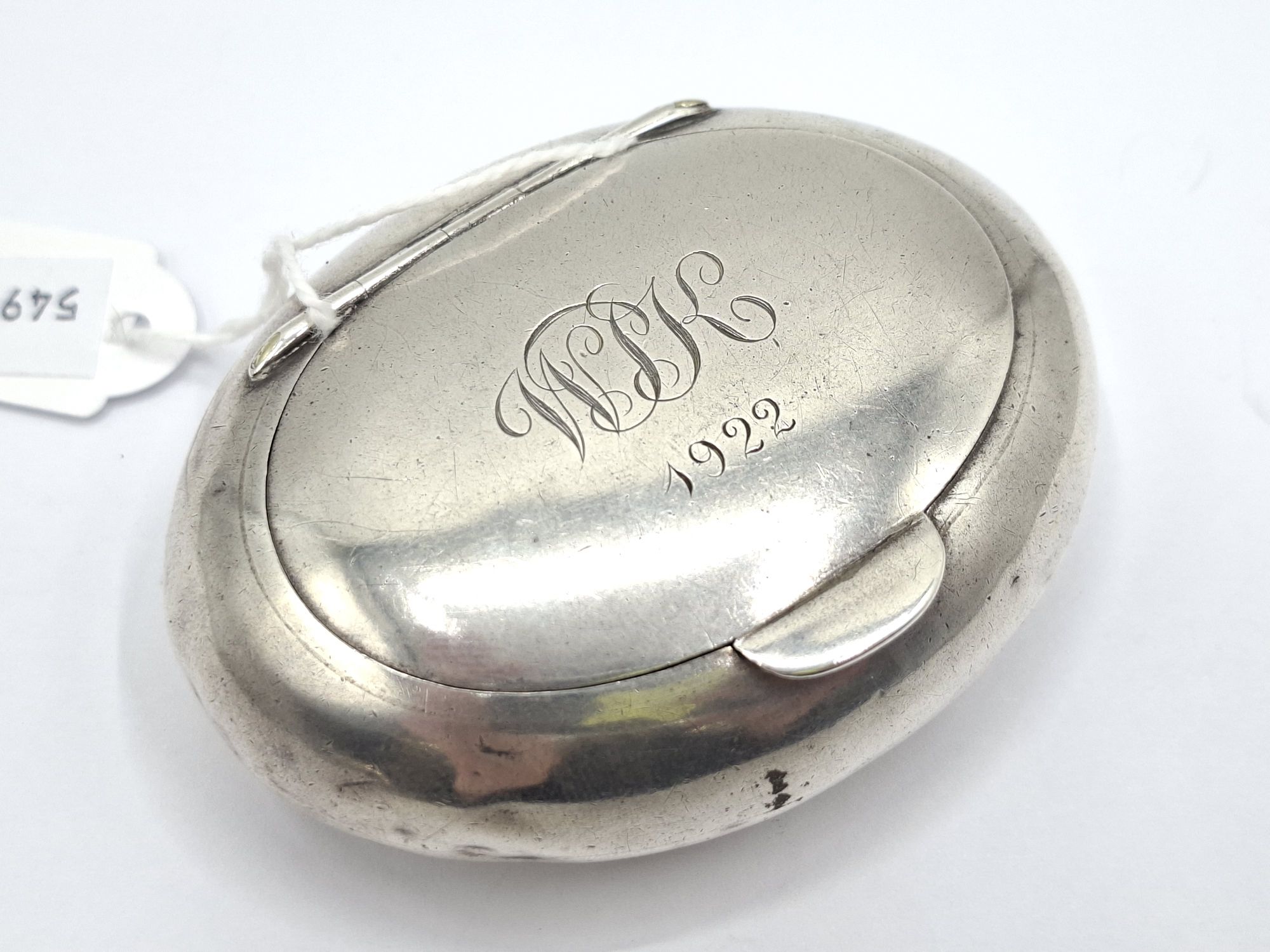 Edwardian Sterling Silver Snuff Box