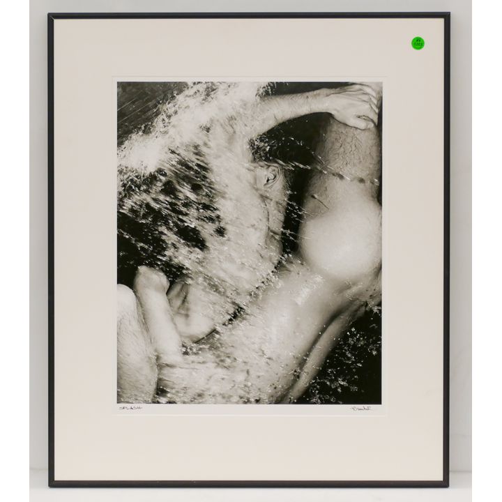 Terry Saw Chuck ''Splash'' Silver Gelatin Print Framed 27''x23''