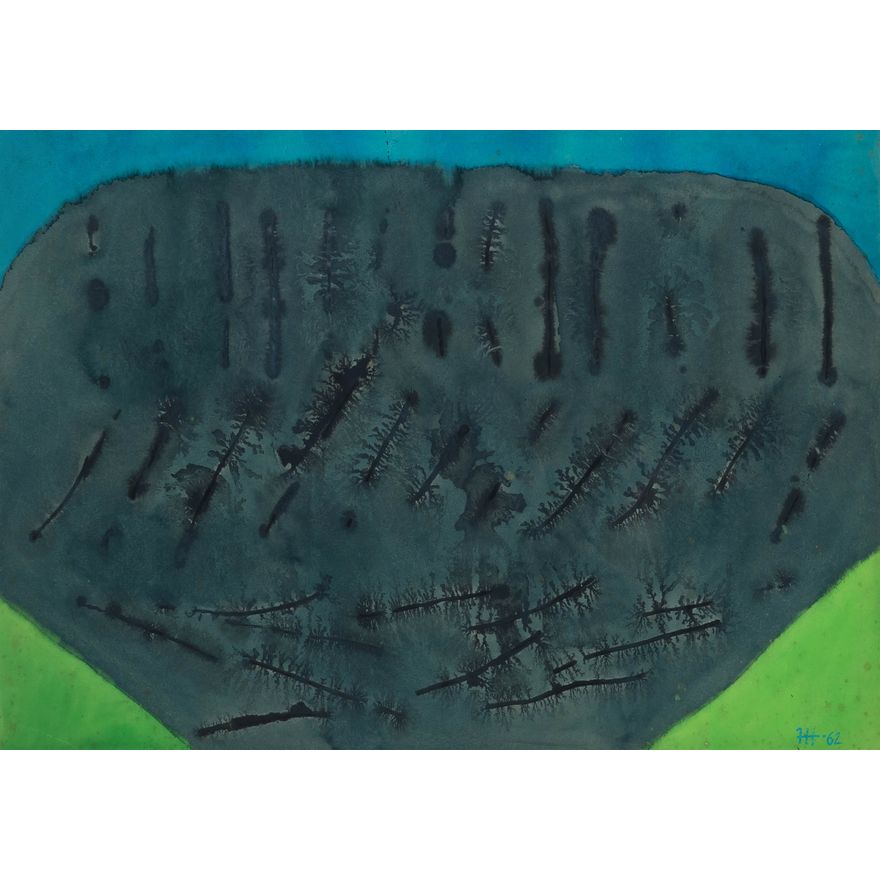 Józef Hałas | Bez tytułu z cyklu 'Góra', 1962