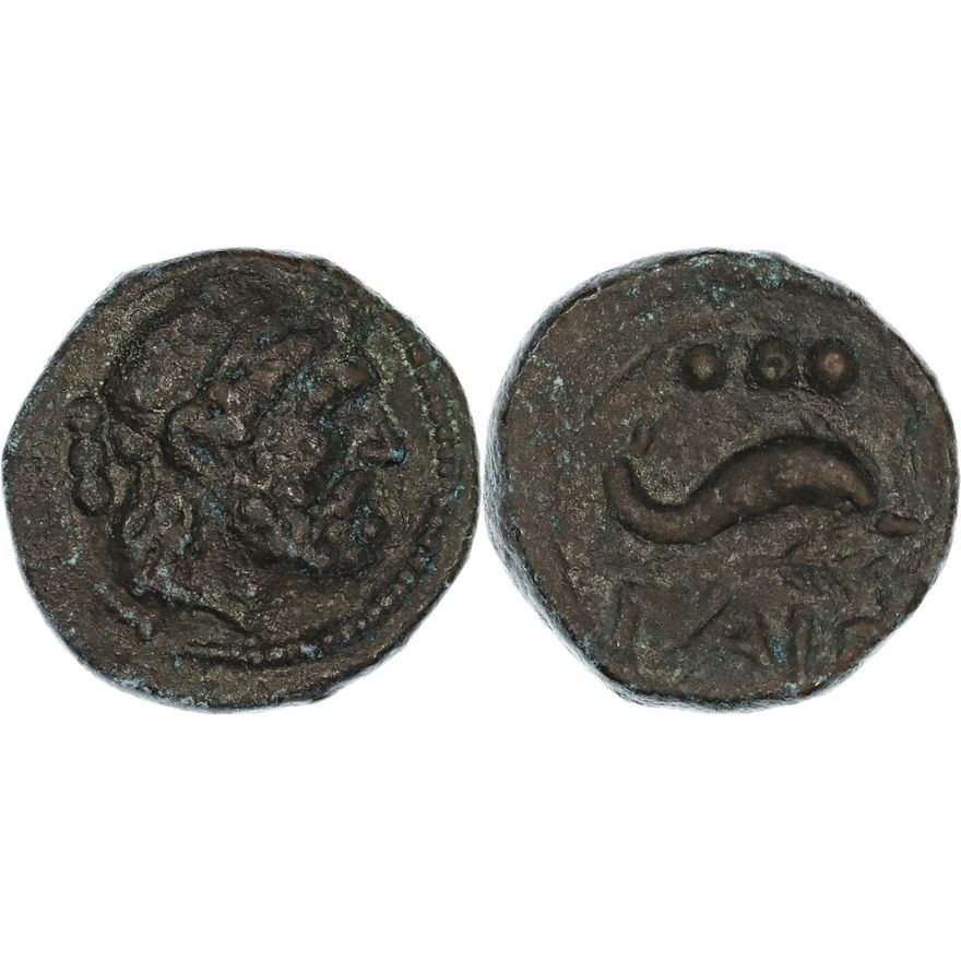 Lucania, Paestum, Æ Quadrans, 218-201 BC,  VF