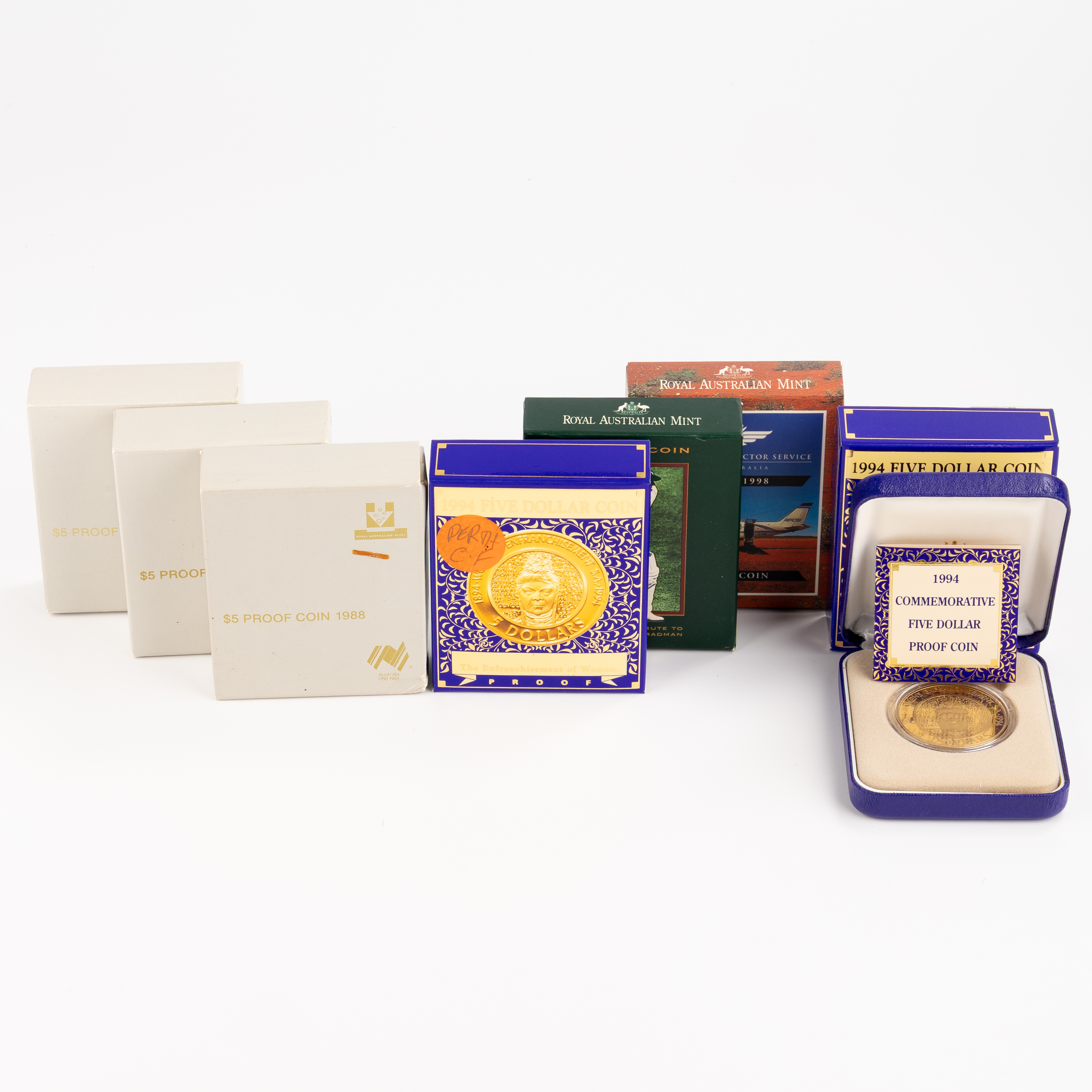 472 · Elizabeth II, RAM - Miscellaneous Proofs, Five Dollars, 1988 - 1998, FDC