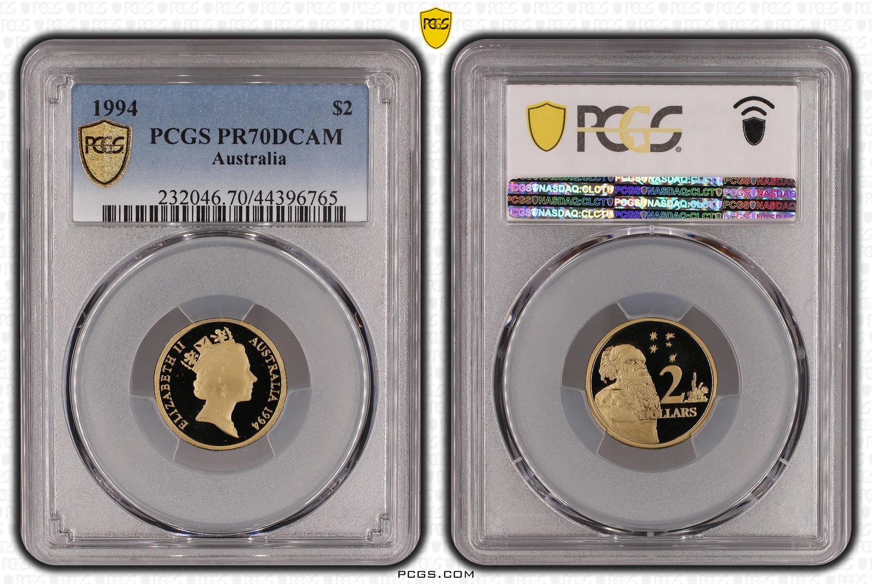 1994 Australia Two Dollar, $2 PCGS - PR70DCAM POP 4/0 -765