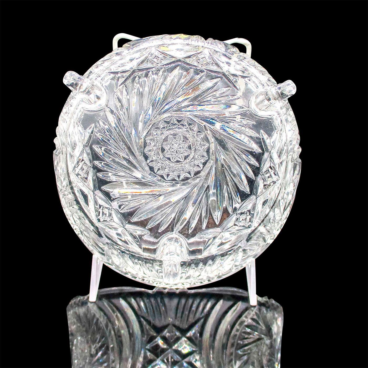 Vintage Lead Crystal Bowl / Anna Hutte Bleikristall Dated 1980s