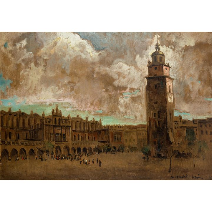 Mieczysław Serwin-Oracki | Sukiennice w Krakowie, przed 1942 r.