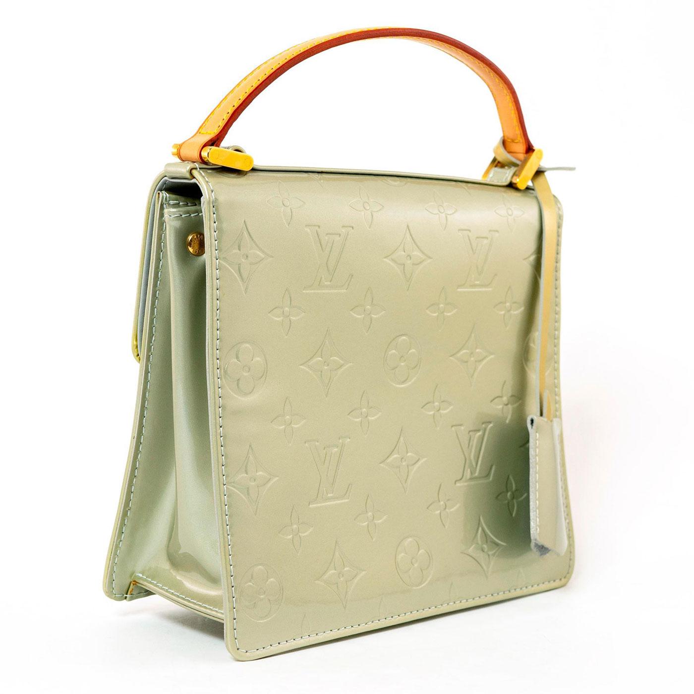 Louis Vuitton 1999 Monogram Vernis Spring Street Bag - Yellow