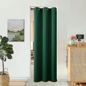 BGMENT EMERALD GREEN DOOR CURTAIN 80 INCH LENGTH FOR DOORWAY, BEDROOM CLOSET CURTAIN, PRIVACY THERMAL INSULATED BLACKOUT GROMMET R