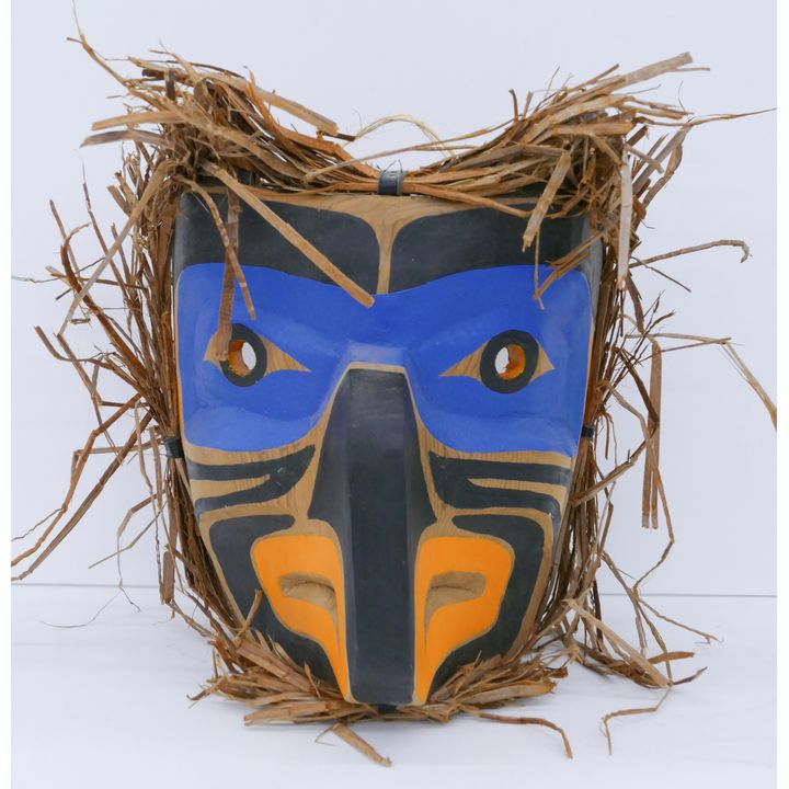 Virginia Hackett NW Coast Cedar Eagle Mask- 12''