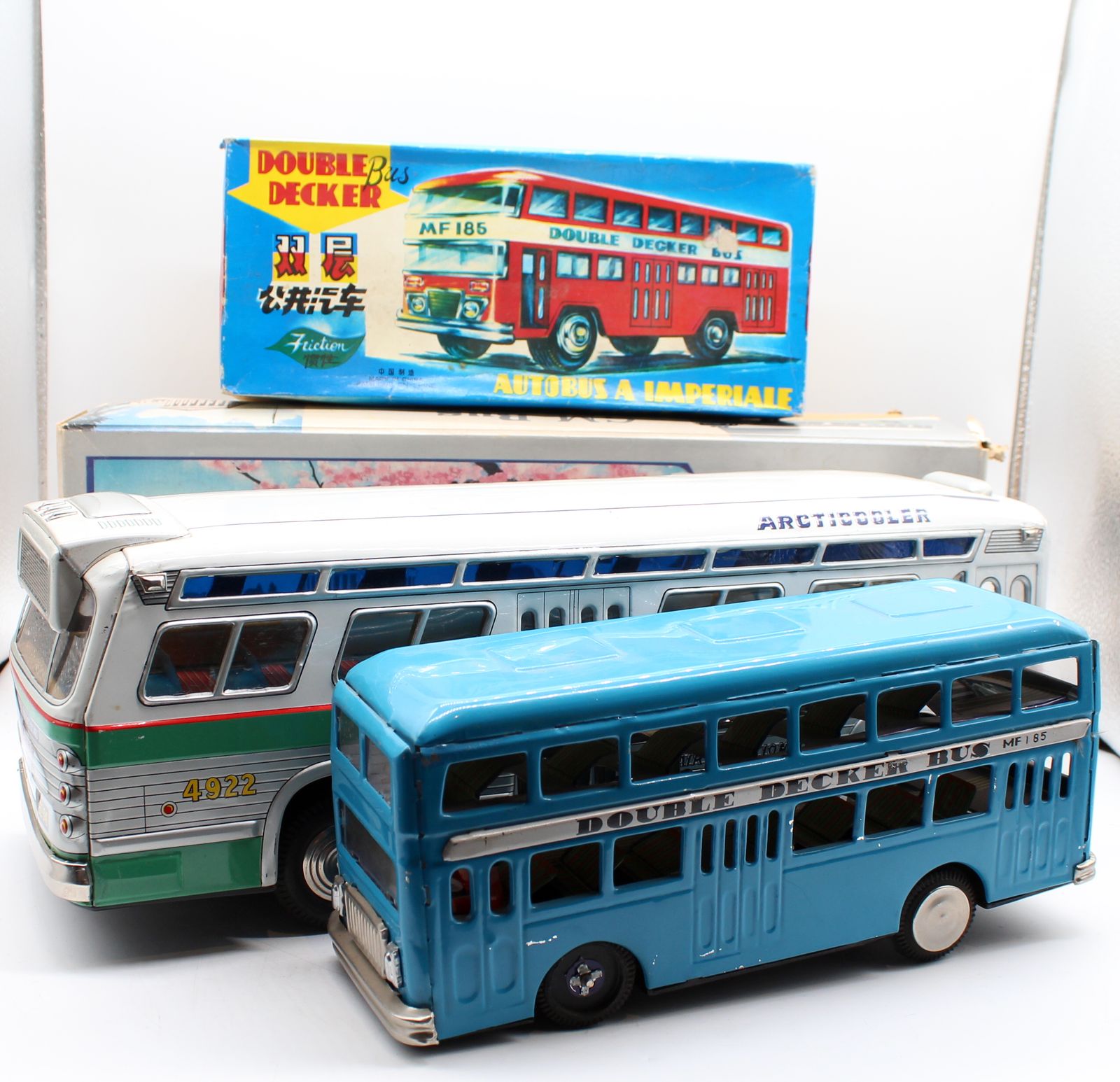 ファッションなデザイン ASAHI Auctioneers OldJW | other and bus toy tin TOY その他