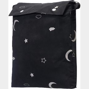 AMAZON BASICS PORTABLE WINDOW BLACKOUT SHADES WITH SUCTION CUPS, MOON AND STARS DESIGN, 78 X 50 INCH, 1 PACK