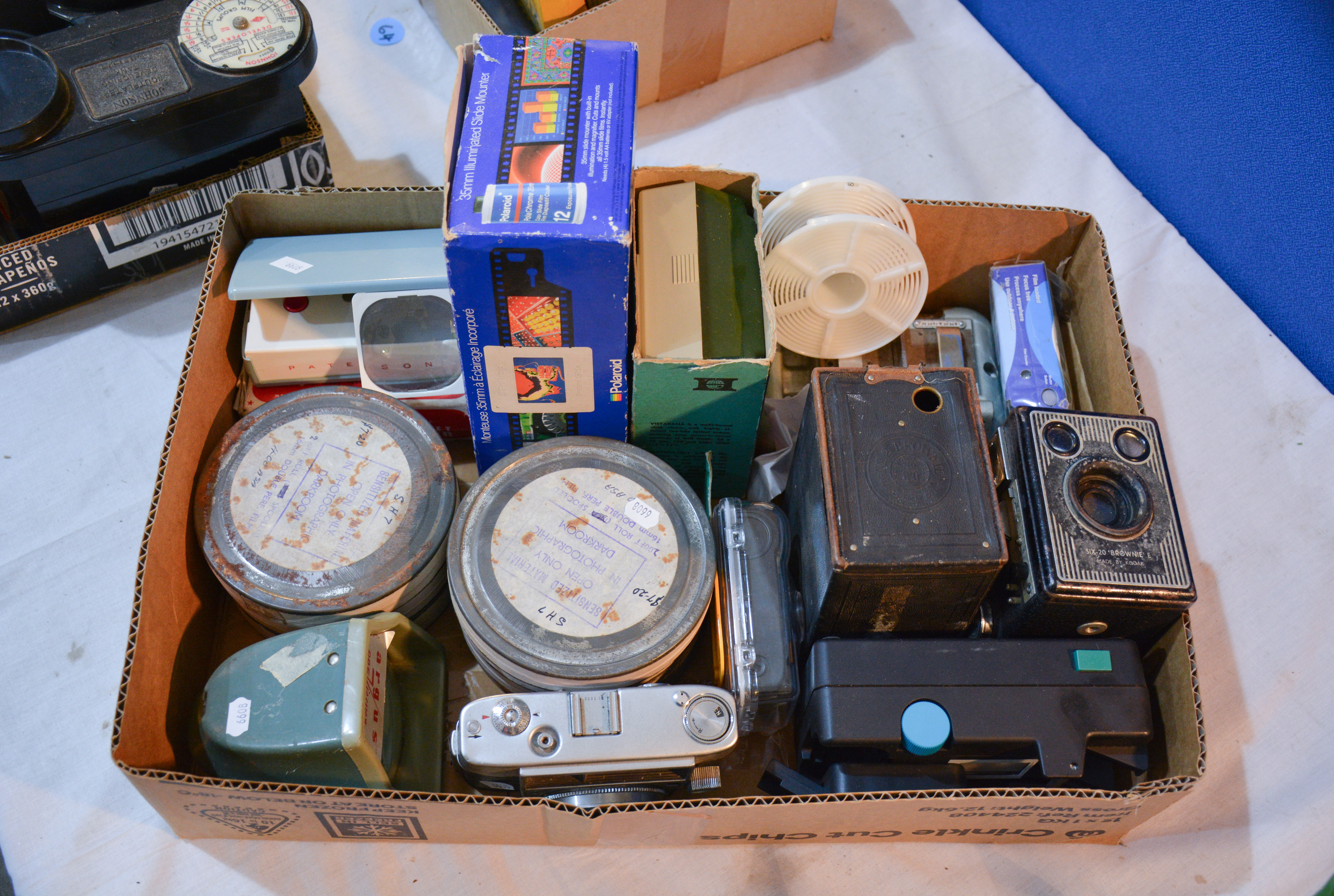 Container of Vintage Photographic Gear — sold at auction in New Zealand for $10