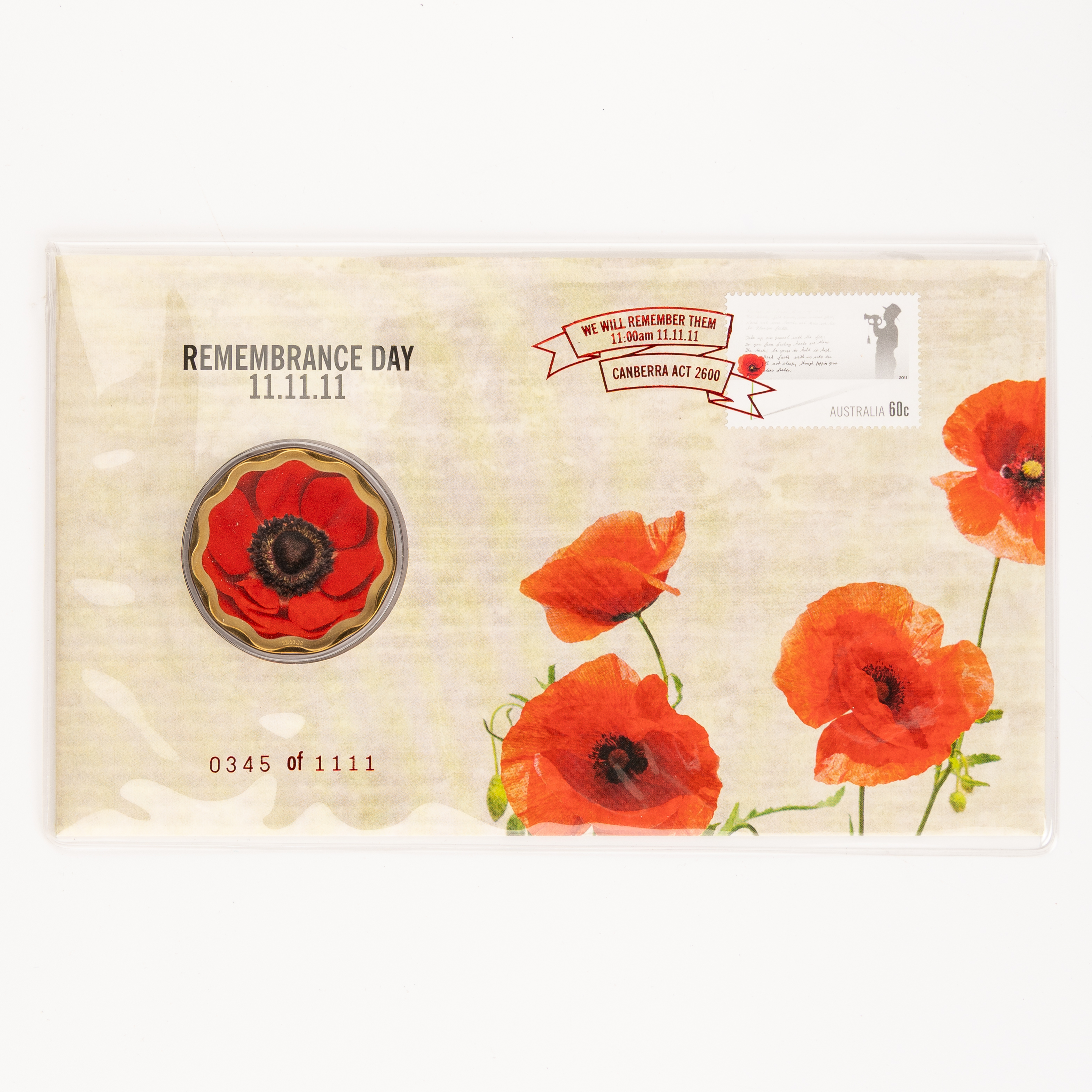 200 · Remembrance Day 11.11.11, Five Dollars, 2011,  UNC