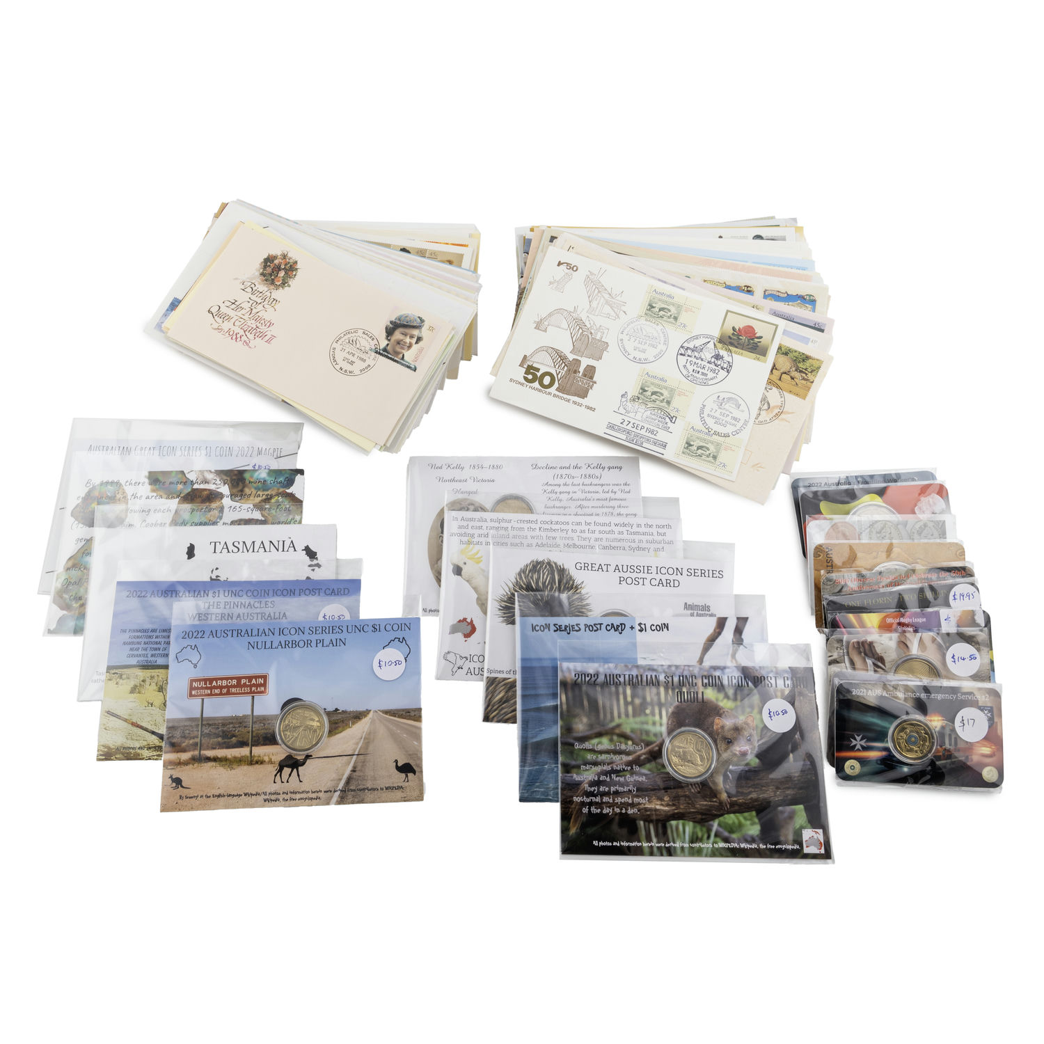 Great Aussie Icons & First Day Stamp Covers, One Dollar, 2022, UNC