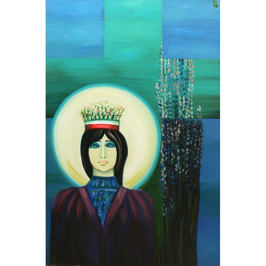 Krzesława Maliszewska-Mazurkiewicz | Madonna Polska Zielna, 1987 r.