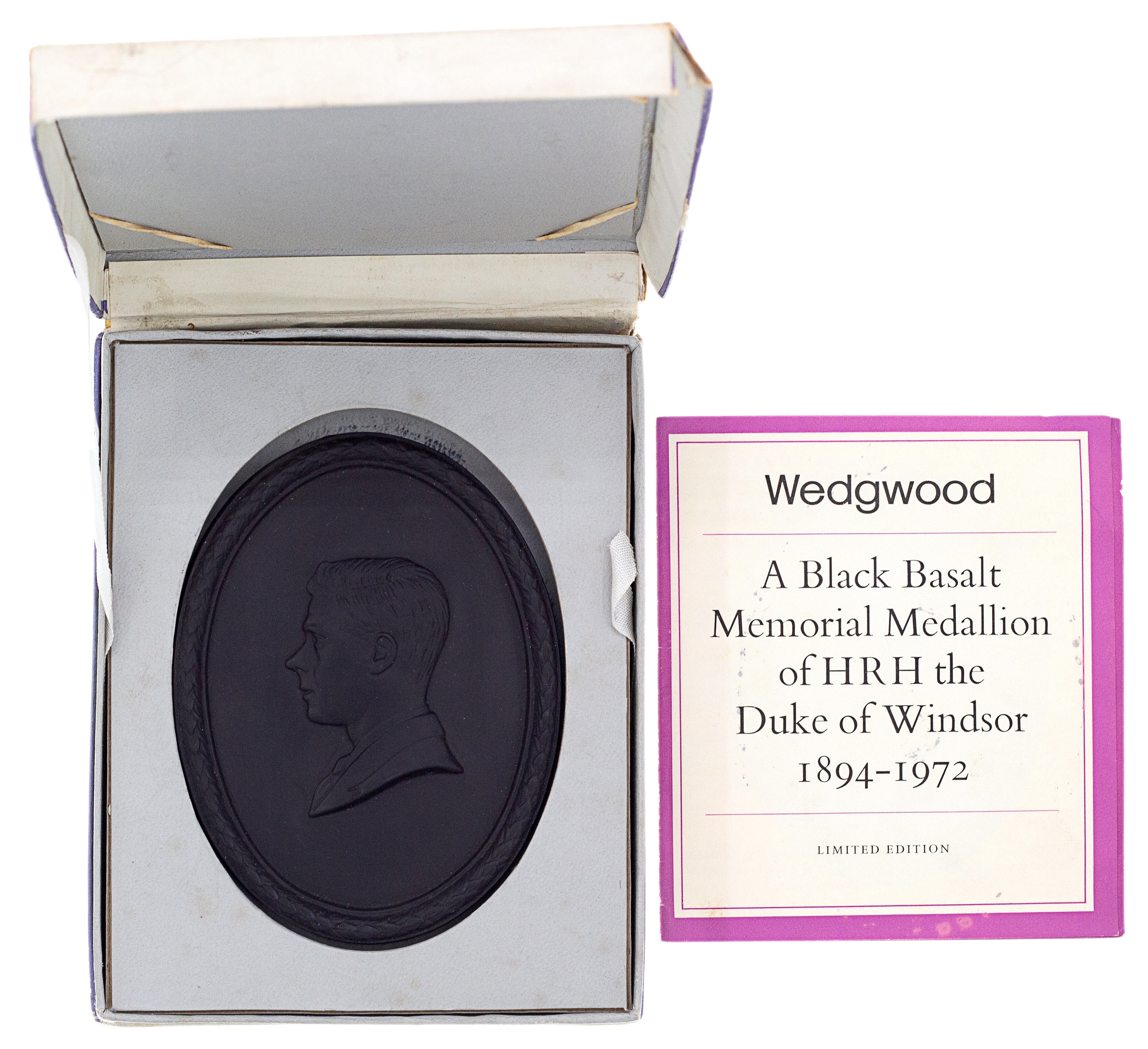 Great Britain, Oval Memorial Medallion of Duke of Windsor, 1972,