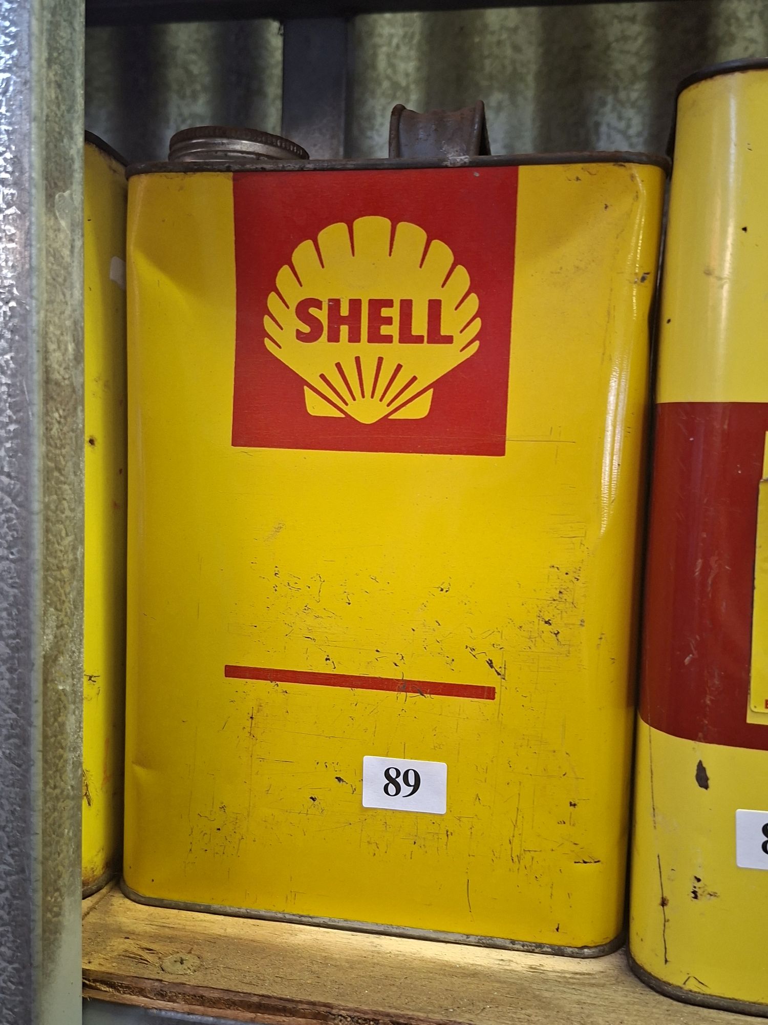Shell Oil Can