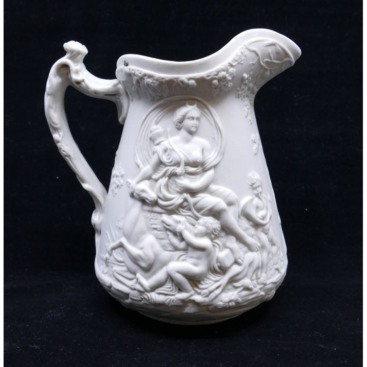 Antique Edward Walley Bisque Dianna Creamer- 5''