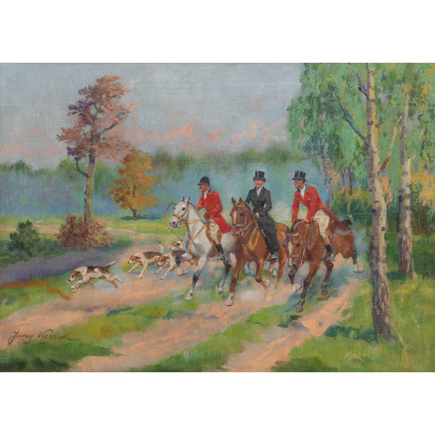 Jerzy Kossak | Polowanie par force