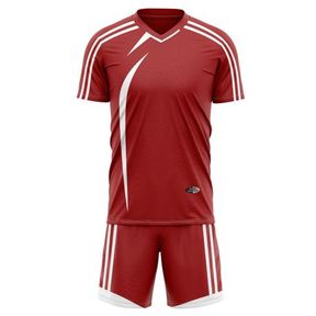 Ronex RC 721 Soccer Kit Combo (Adult) Maroon/White Men |