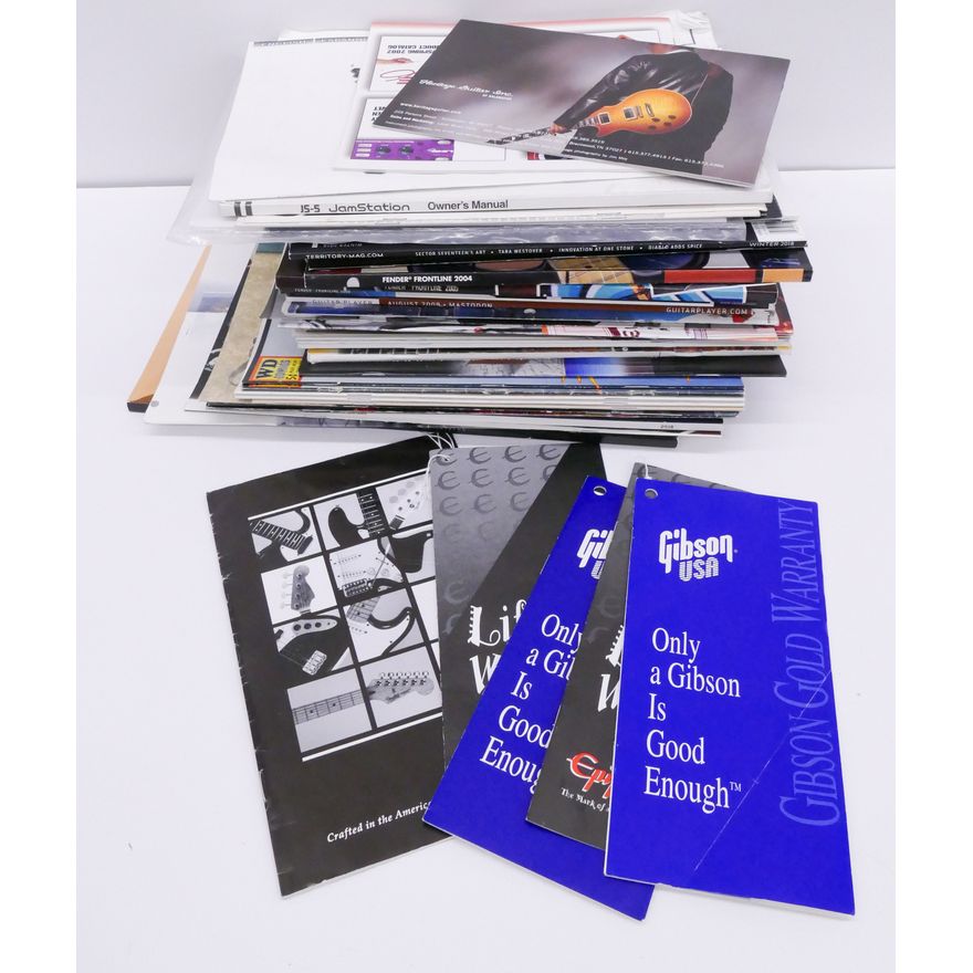 Group Guitar Manufacturer Catalogues & Manuals