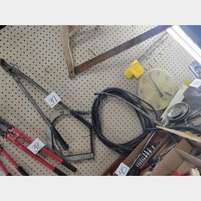 Valve spring clamp, loppers, wire wrap, thermometer