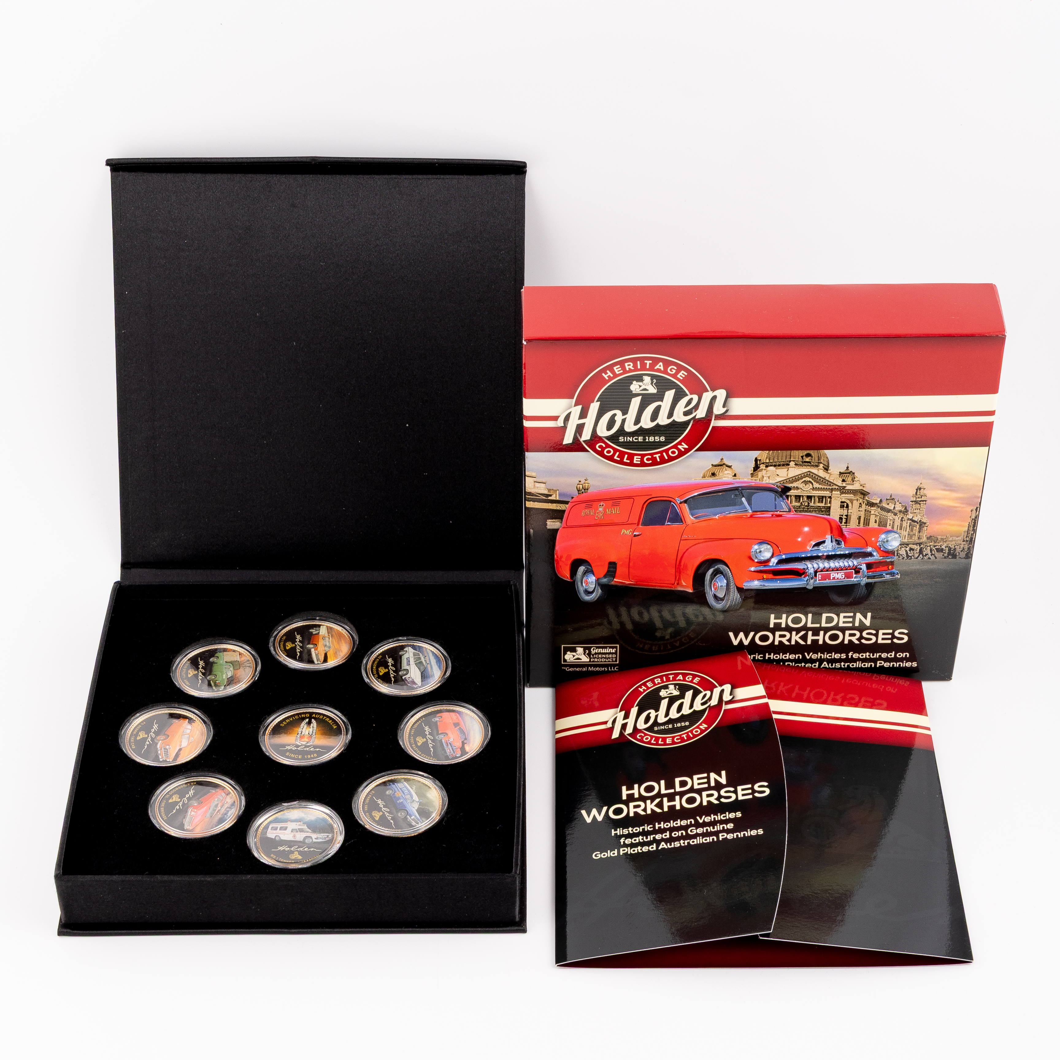 6 · Elizabeth II, Downies - Holden Workhorses, Penny,  UNC