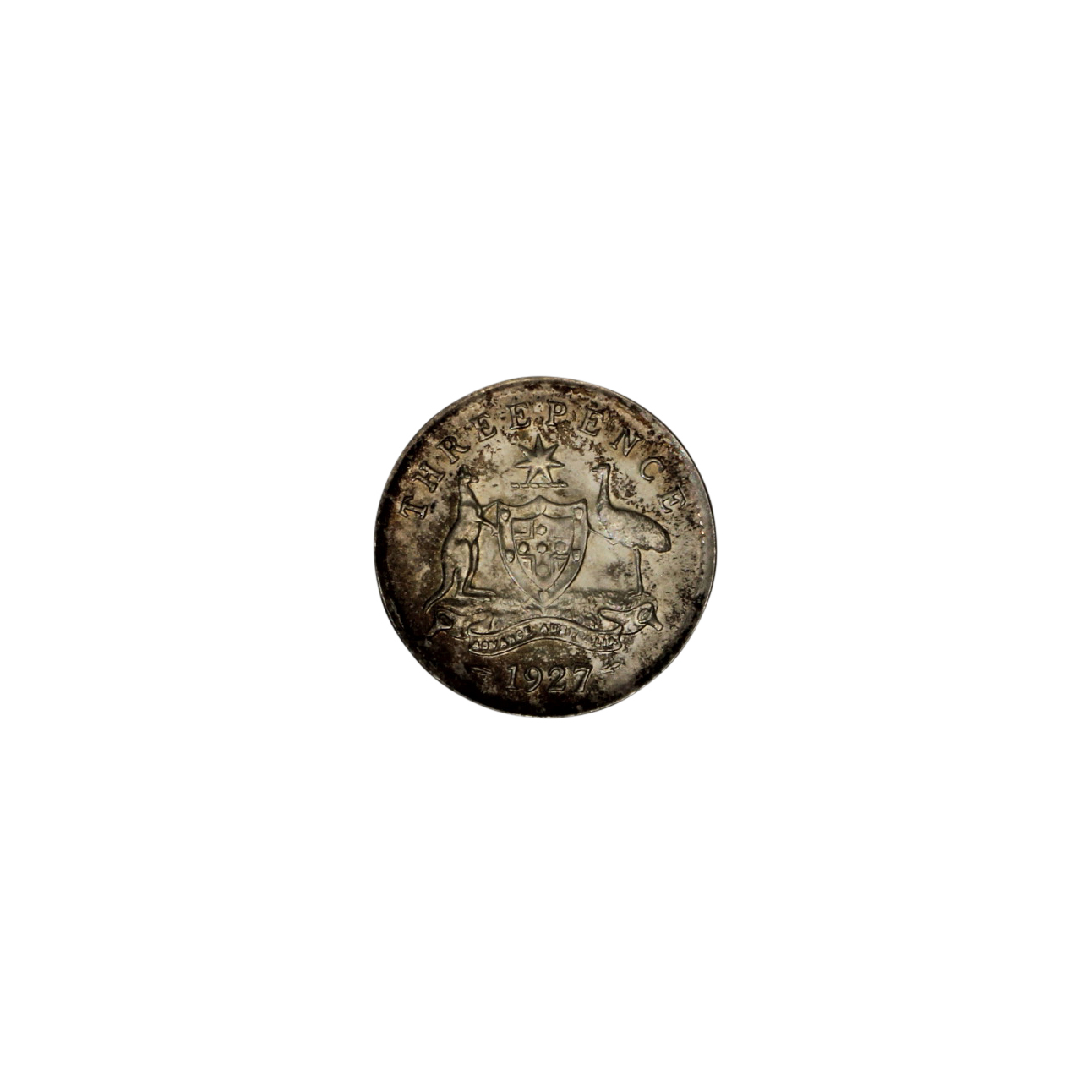 965. · Threepence, 1927, CHU