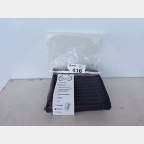 RELAX COLLECTION MICROFIBRE FITTED SHEET - GREY STRIPE - GREY - QUEEN - SATIN STRIPE MICROFIBRE FITTED SHEET - GREY